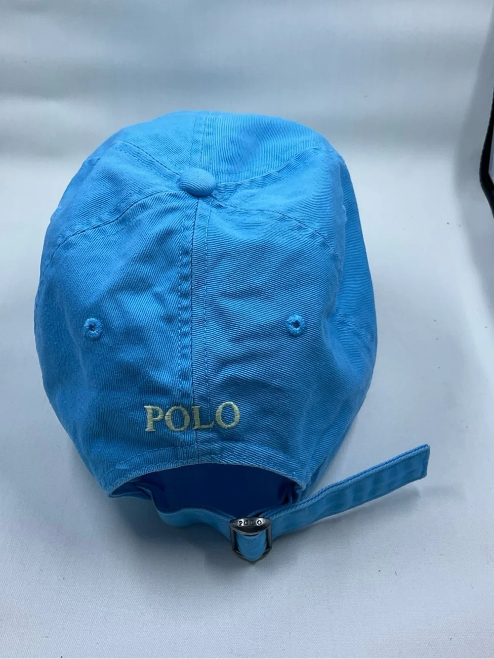 Ralph Lauren Light Blue Polo Cap with Yellow Pony